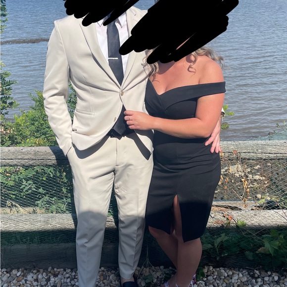 Lulu’s off the shoulder midi cocktail dress (size small/4) - Picture 4 of 4